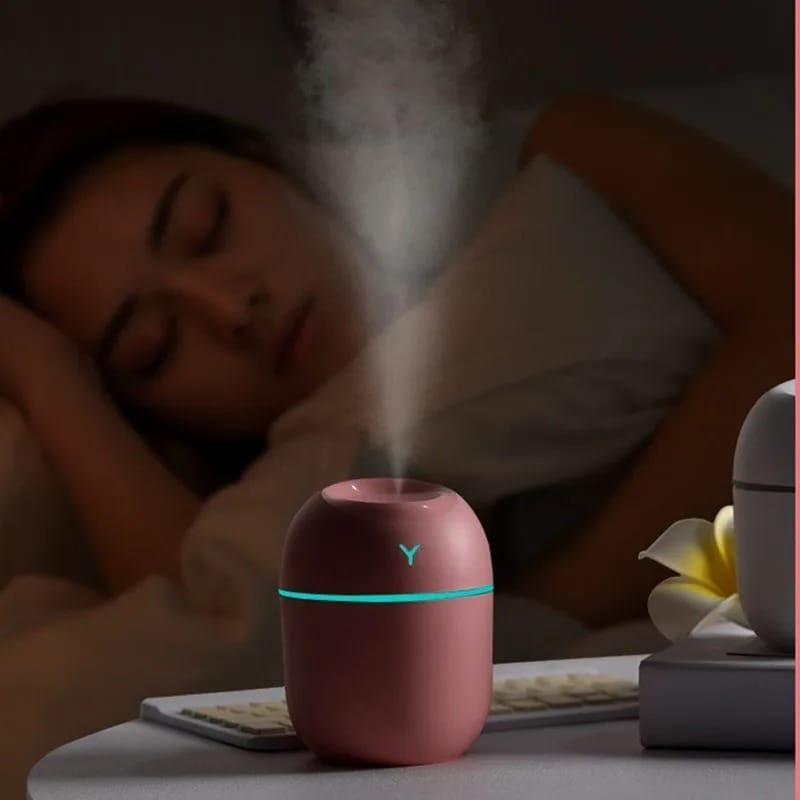 Multicolor Air Humidifier with Night Lamp for Home