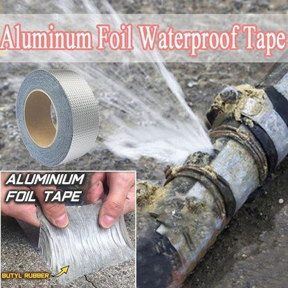 Aluminum Waterproof Tape 2" Silver Leak Repair