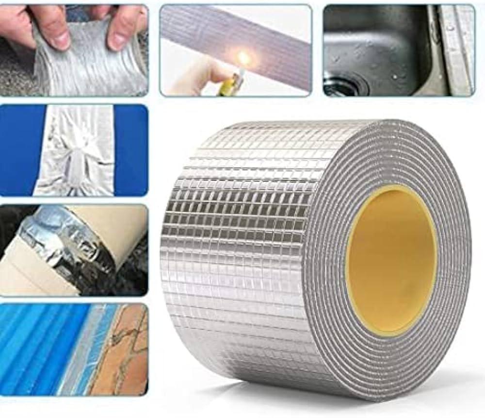 Aluminum Waterproof Tape 2" Silver Leak Repair