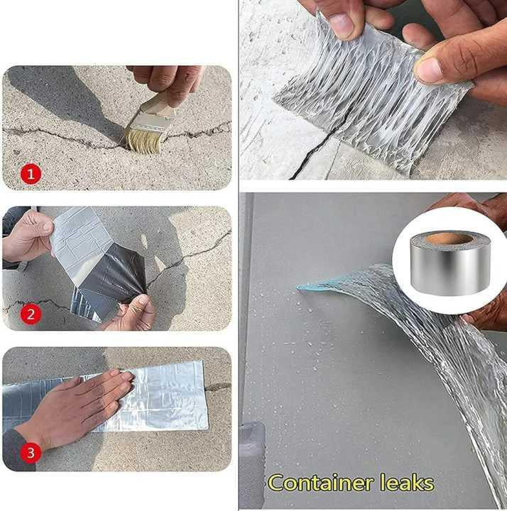 Aluminum Waterproof Tape 2" Silver Leak Repair
