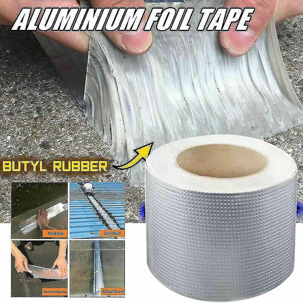 Aluminum Waterproof Tape 2" Silver Leak Repair
