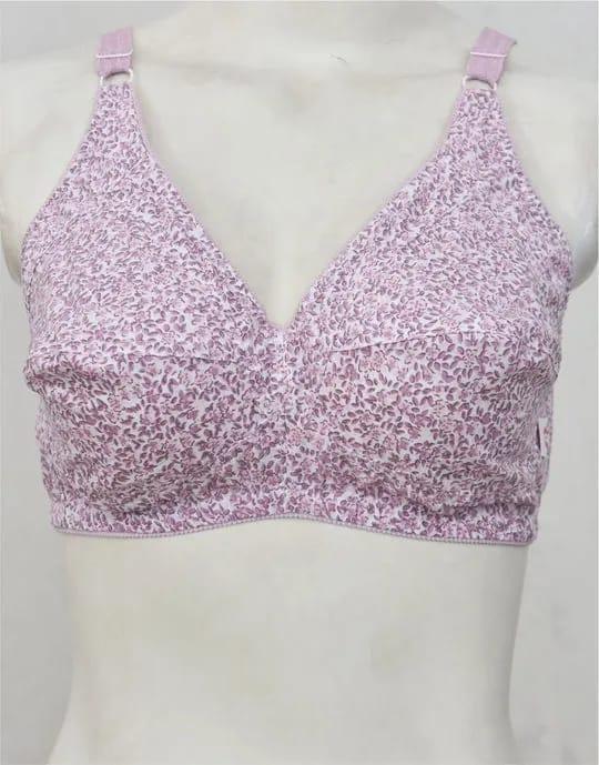 Cotton Printed Bra for Women, Breathable & Stylish