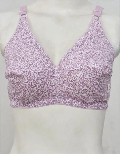 Cotton Printed Bra for Women, Breathable & Stylish