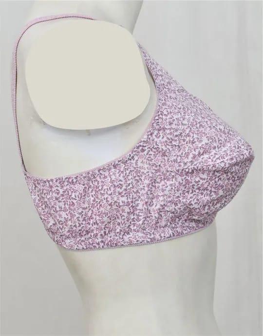 Cotton Printed Bra for Women, Breathable & Stylish