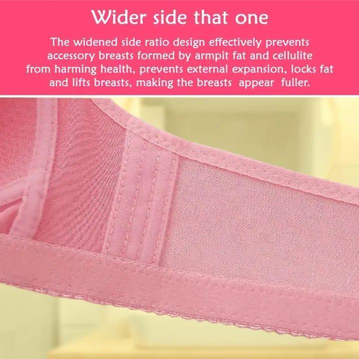Premium Quality Push Up Bra with Lace Detail, Multi Colors, Breathable, Durable