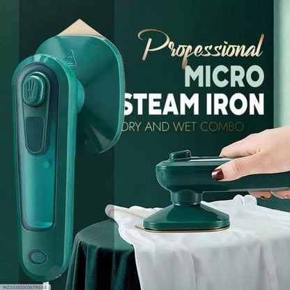 Professional Micro Steam Iron Green Dry Wet Combo