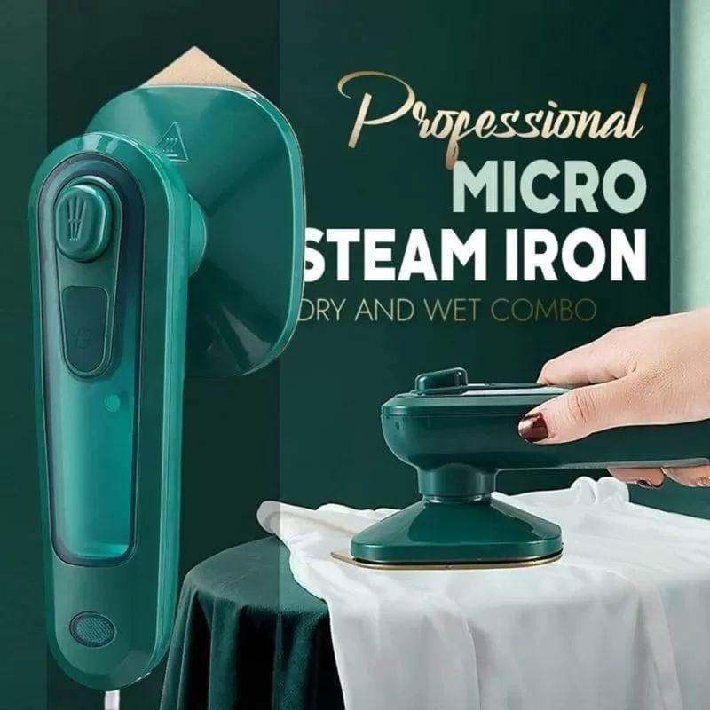 Professional Micro Steam Iron Green Dry Wet Combo