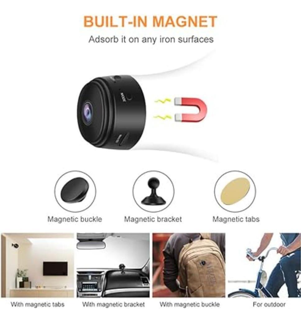 Lightweight Mini Camera with Adjustable Focus & Long Range