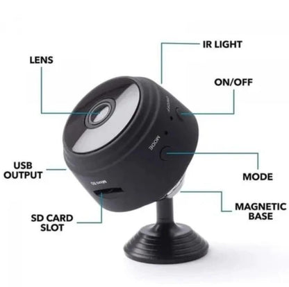 Lightweight Mini Camera with Adjustable Focus & Long Range