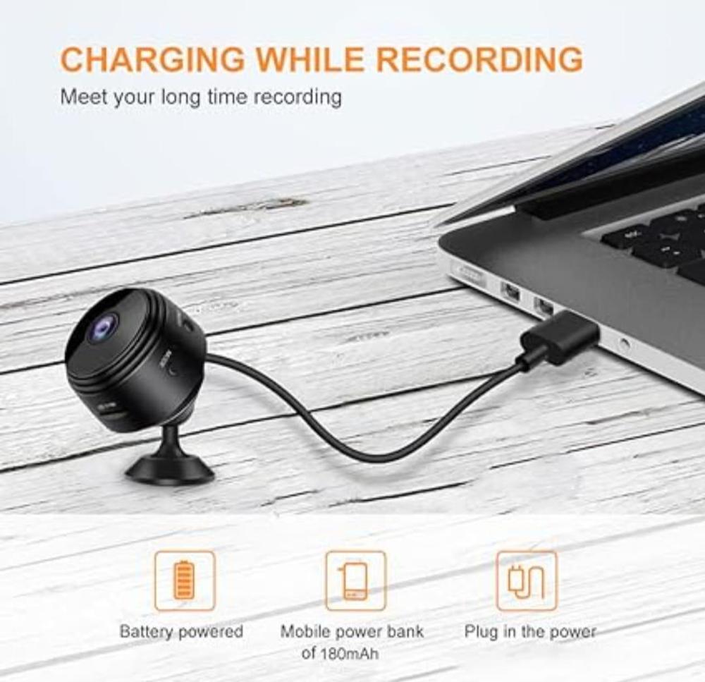 Lightweight Mini Camera with Adjustable Focus & Long Range