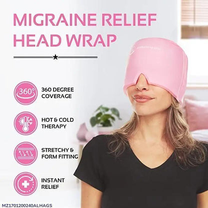 Premium Quality Head Wrap 360 Degree Cotton Pain Relief