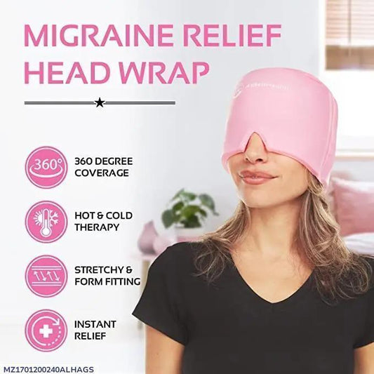 Premium Quality Head Wrap 360 Degree Cotton Pain Relief