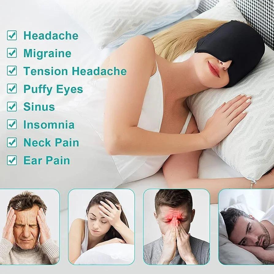 Premium Quality Head Wrap 360 Degree Cotton Pain Relief