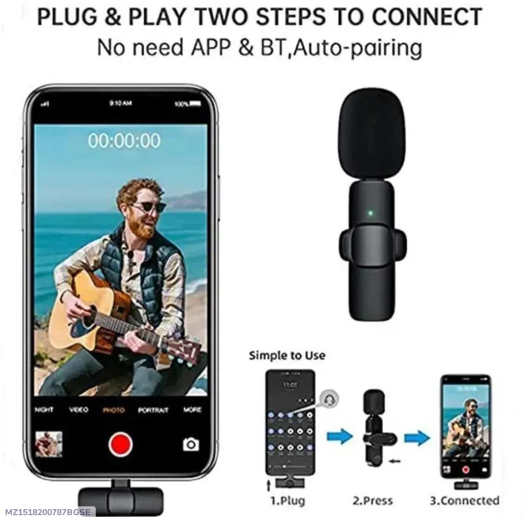 Premium Black Microphone for Home & Live Streaming Use