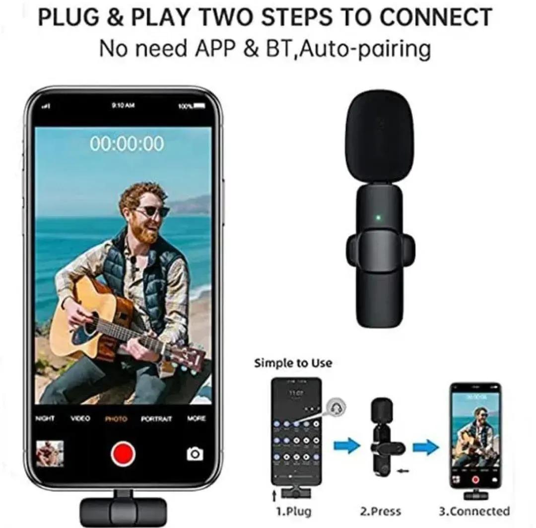 Premium Black Microphone for Home & Live Streaming Use