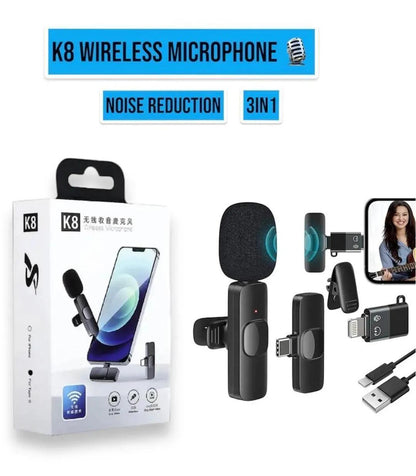 Premium Black Microphone for Home & Live Streaming Use