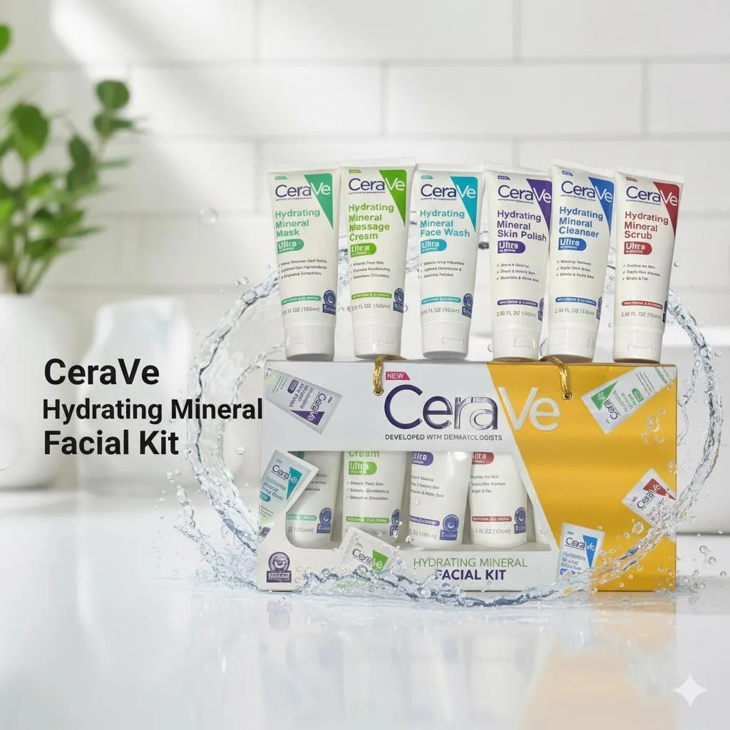 CeraVe Hydrating Mineral Facial Kit 6-in-1 for All Skin Types