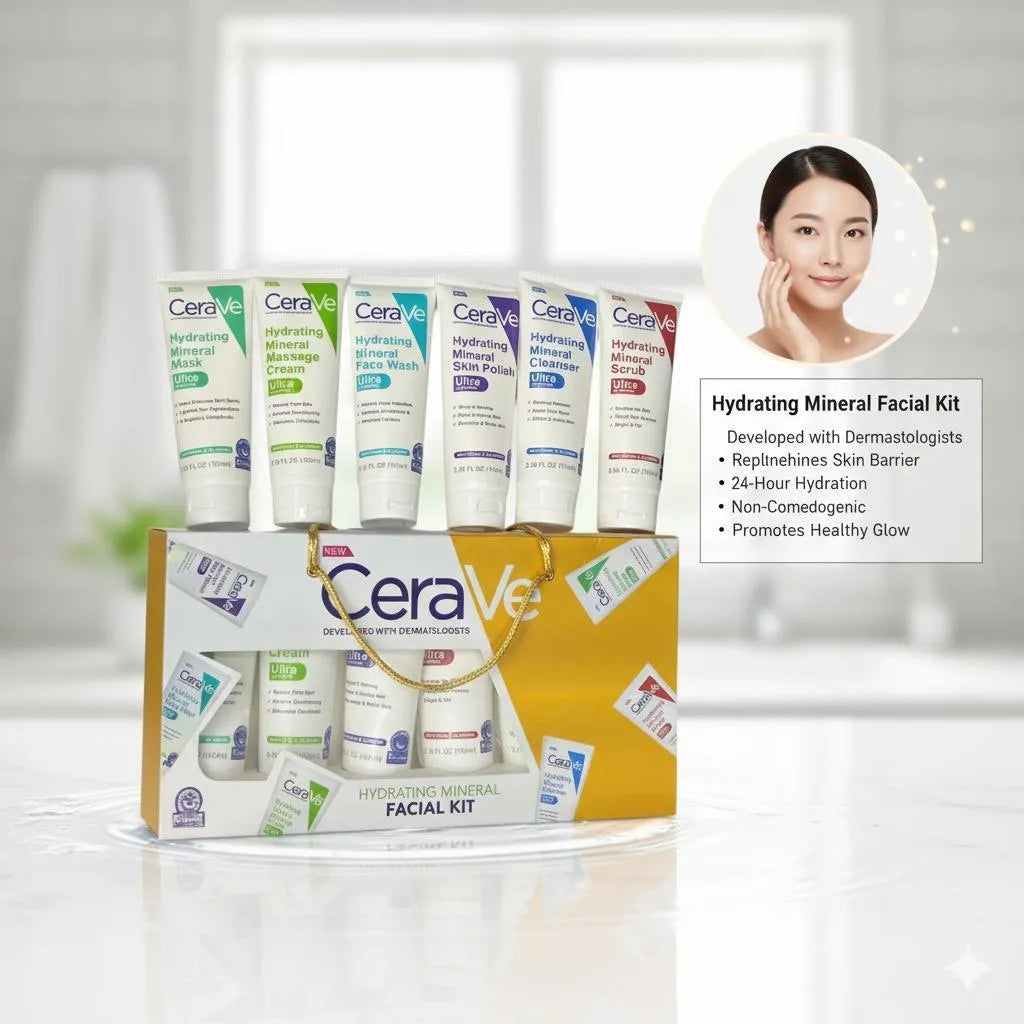 CeraVe Hydrating Mineral Facial Kit 6-in-1 for All Skin Types