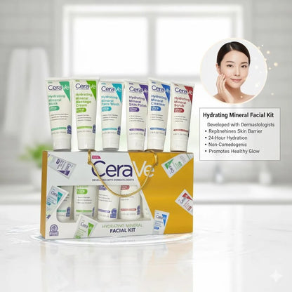 CeraVe Hydrating Mineral Facial Kit 6-in-1 for All Skin Types