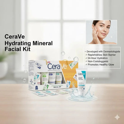 CeraVe Hydrating Mineral Facial Kit 6-in-1 for All Skin Types