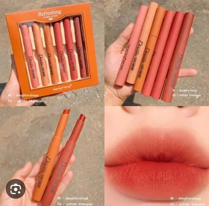 Retinol Lip Tint 6 Pcs Matte Finish