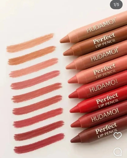 Hudamoji Lipstick Pencil 8 Pcs Set