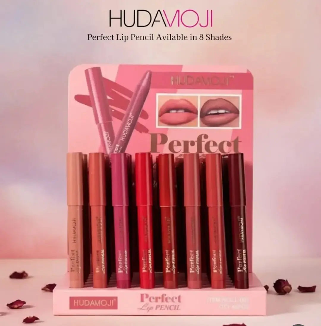 Hudamoji Lipstick Pencil 8 Pcs Set