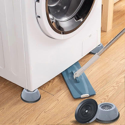 Washing Machine Stopper Gray Black Non-Slip Plastic