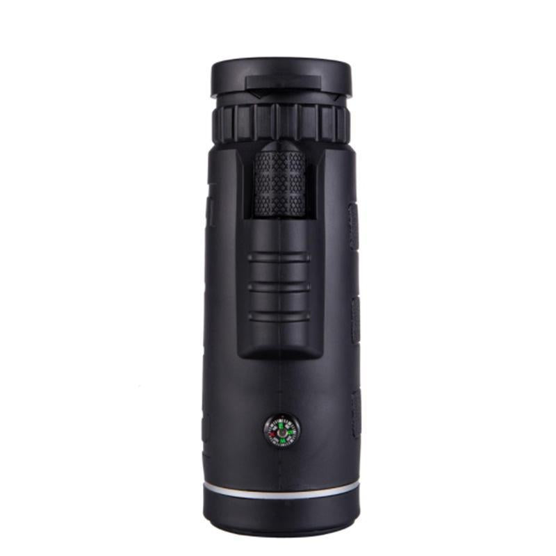 Stylish Black Monocular for Birdwatching & Hiking