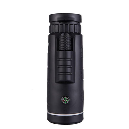 Stylish Black Monocular for Birdwatching & Hiking