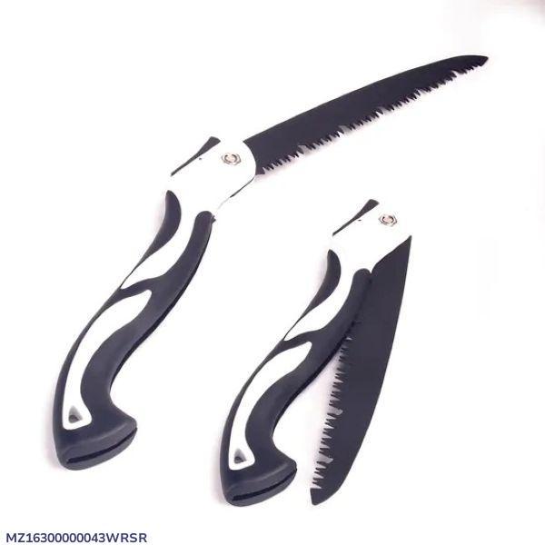 Ergonomic Black Garden Saw with Iron Blade