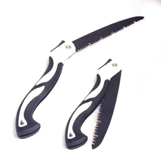 Ergonomic Black Garden Saw with Iron Blade
