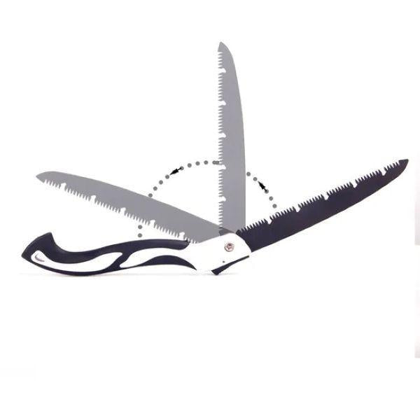 Ergonomic Black Garden Saw with Iron Blade