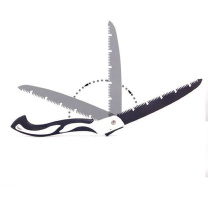 Ergonomic Black Garden Saw with Iron Blade