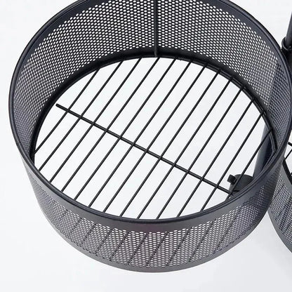 Stylish 3-Tier Rolling Fruit Basket with Wheels