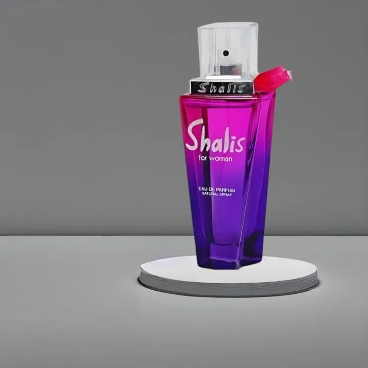 Shallis Floral Perfume 100ml Purple Glass Bottle for Women