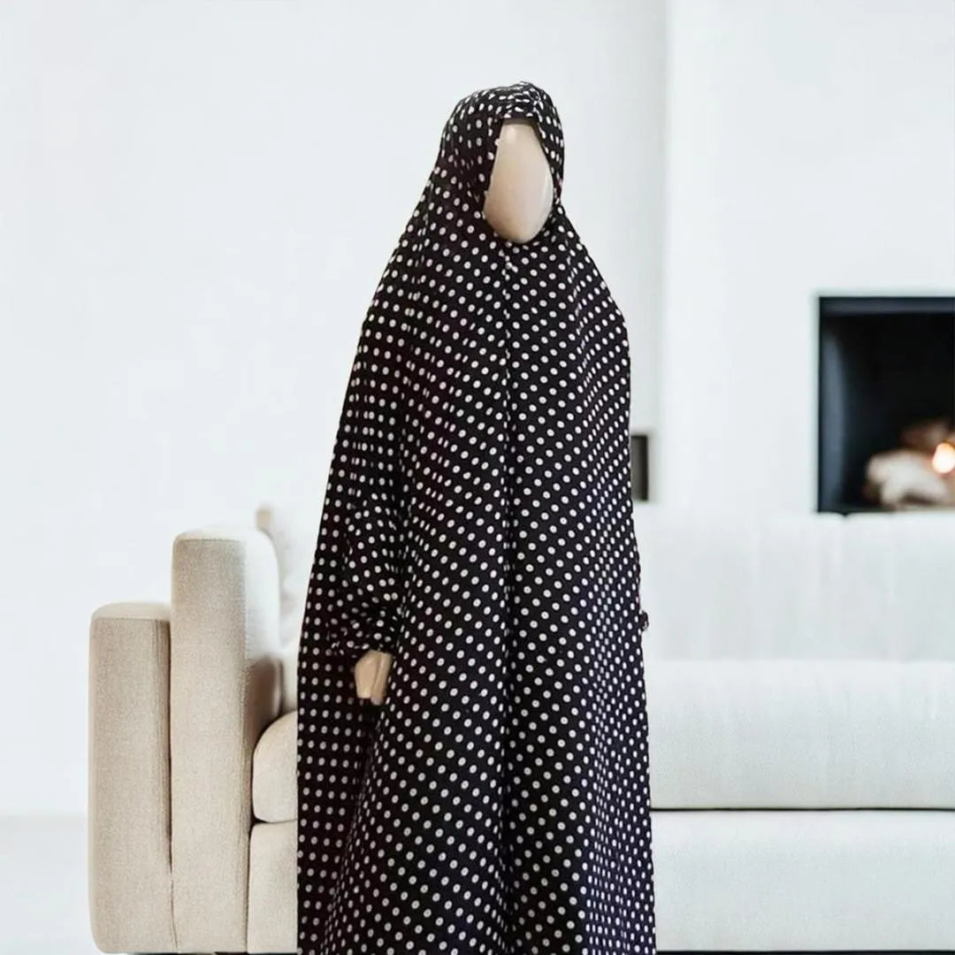 Namaz Chadar Full Sleeve Floral Cotton Modest Wear