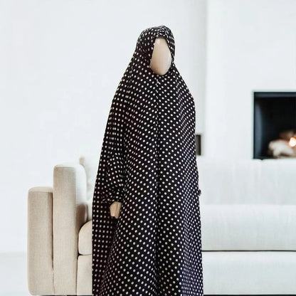 Namaz Chadar Full Sleeve Floral Cotton Modest Wear