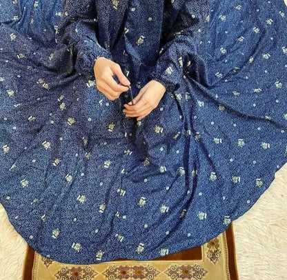 Namaz Chadar Full Sleeve Floral Cotton Modest Wear