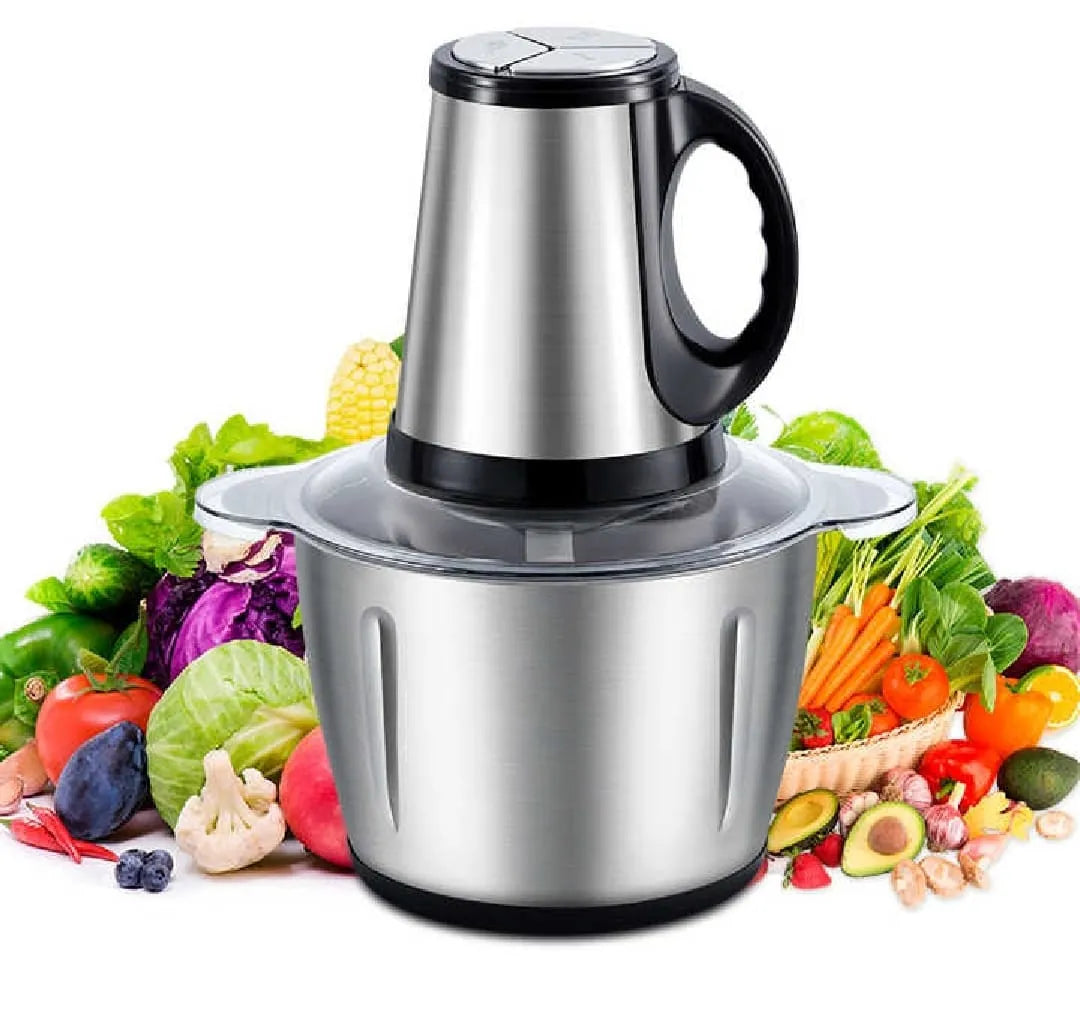 Portable Electric Meat Chopper 3L Stainless Steel