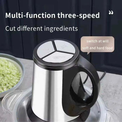 Portable Electric Meat Chopper 3L Stainless Steel