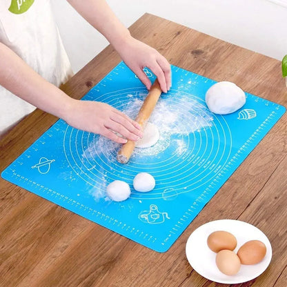 Large Size Silicon RotiMat Pastry Fondant DoughRolling Mat Silicone Surface