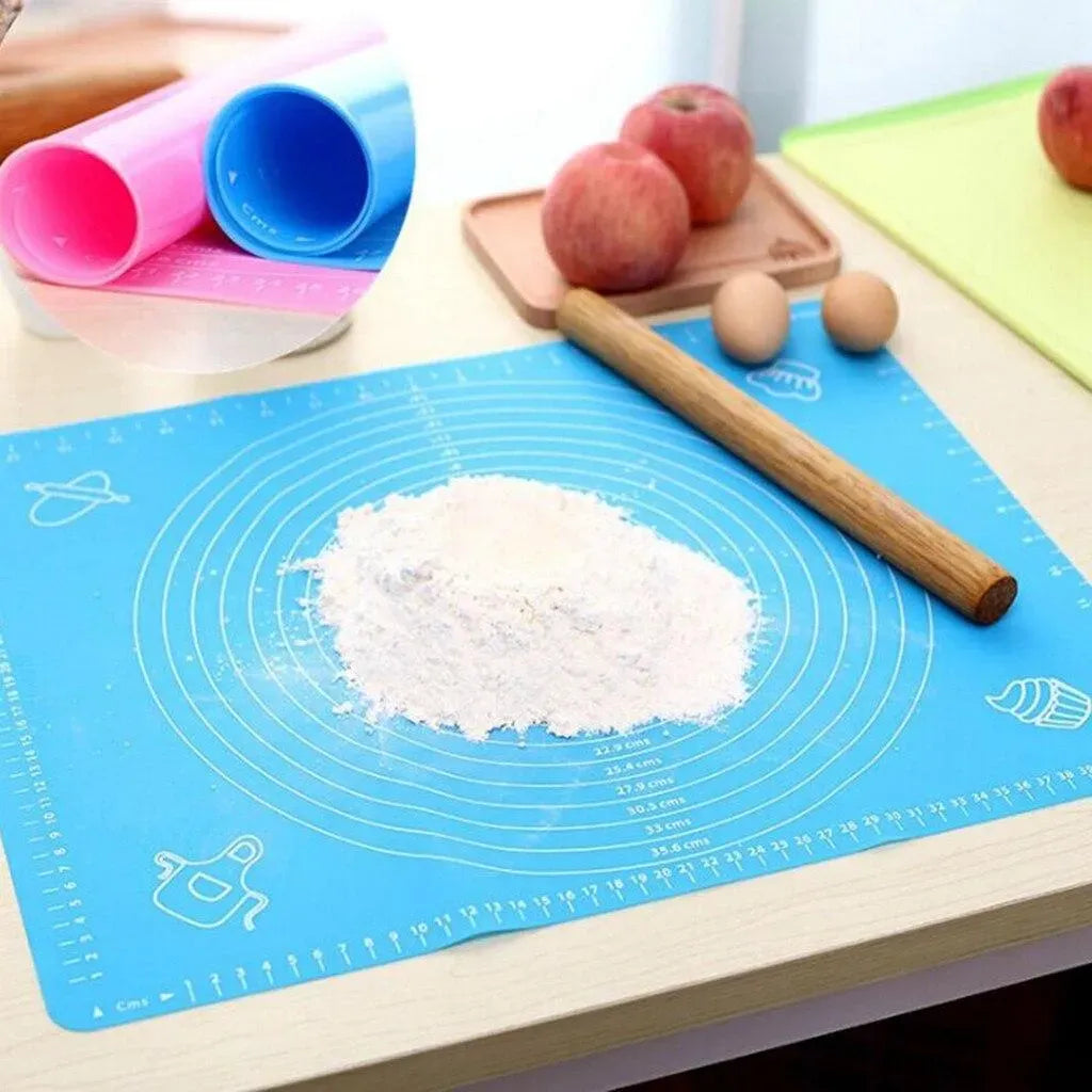 Large Size Silicon RotiMat Pastry Fondant DoughRolling Mat Silicone Surface