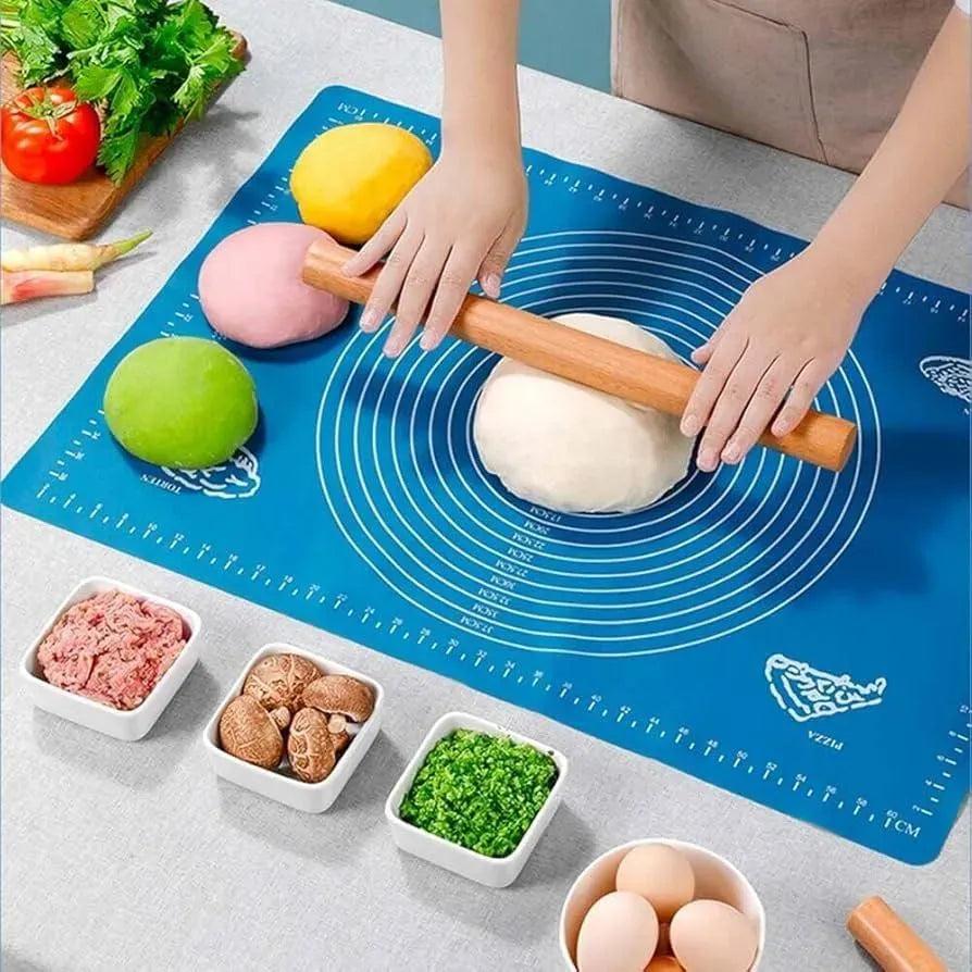 Large Size Silicon RotiMat Pastry Fondant DoughRolling Mat Silicone Surface