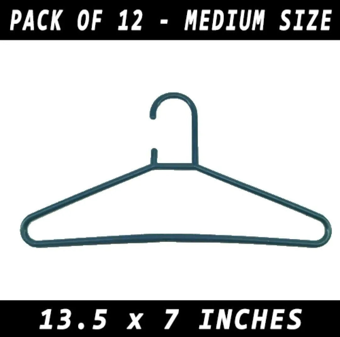 12 Large ABS Plastic Hangers for Clothes