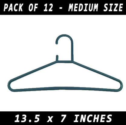 12 Large ABS Plastic Hangers for Clothes