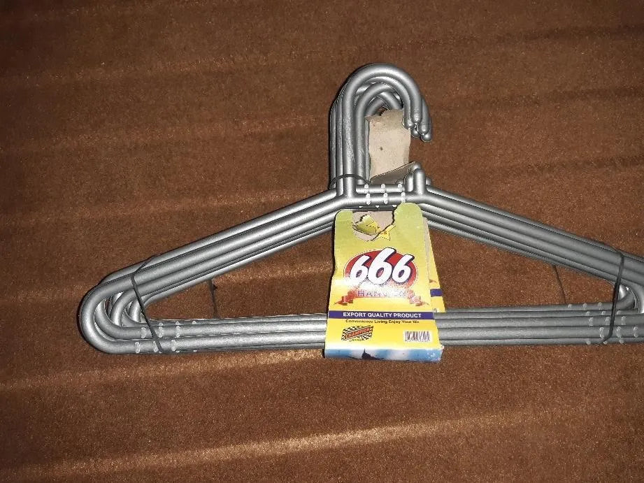 12 Large ABS Plastic Hangers for Clothes