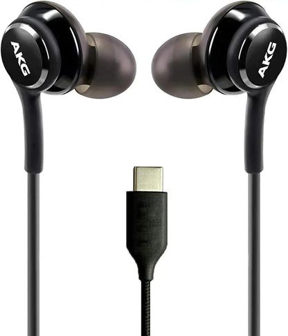 AKG Type-C Wired Earphones Black for Samsung