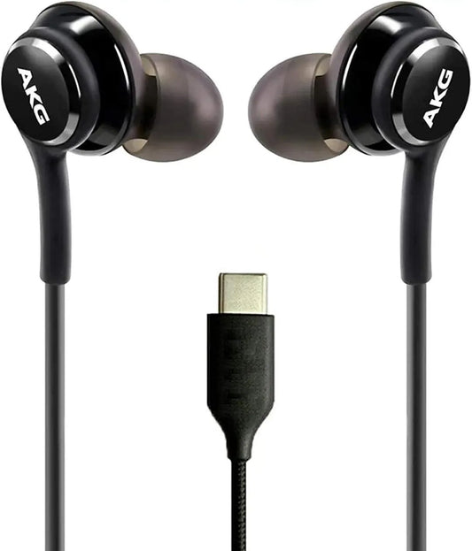 AKG Type-C Wired Earphones Black for Samsung