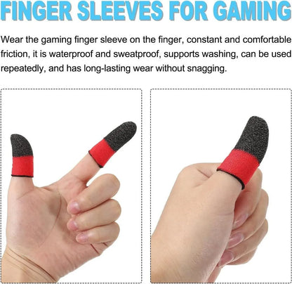 Gaming Finger Sleeves for PUBG Free Fire Anti Sweat Thumb Gloves Pack of 3